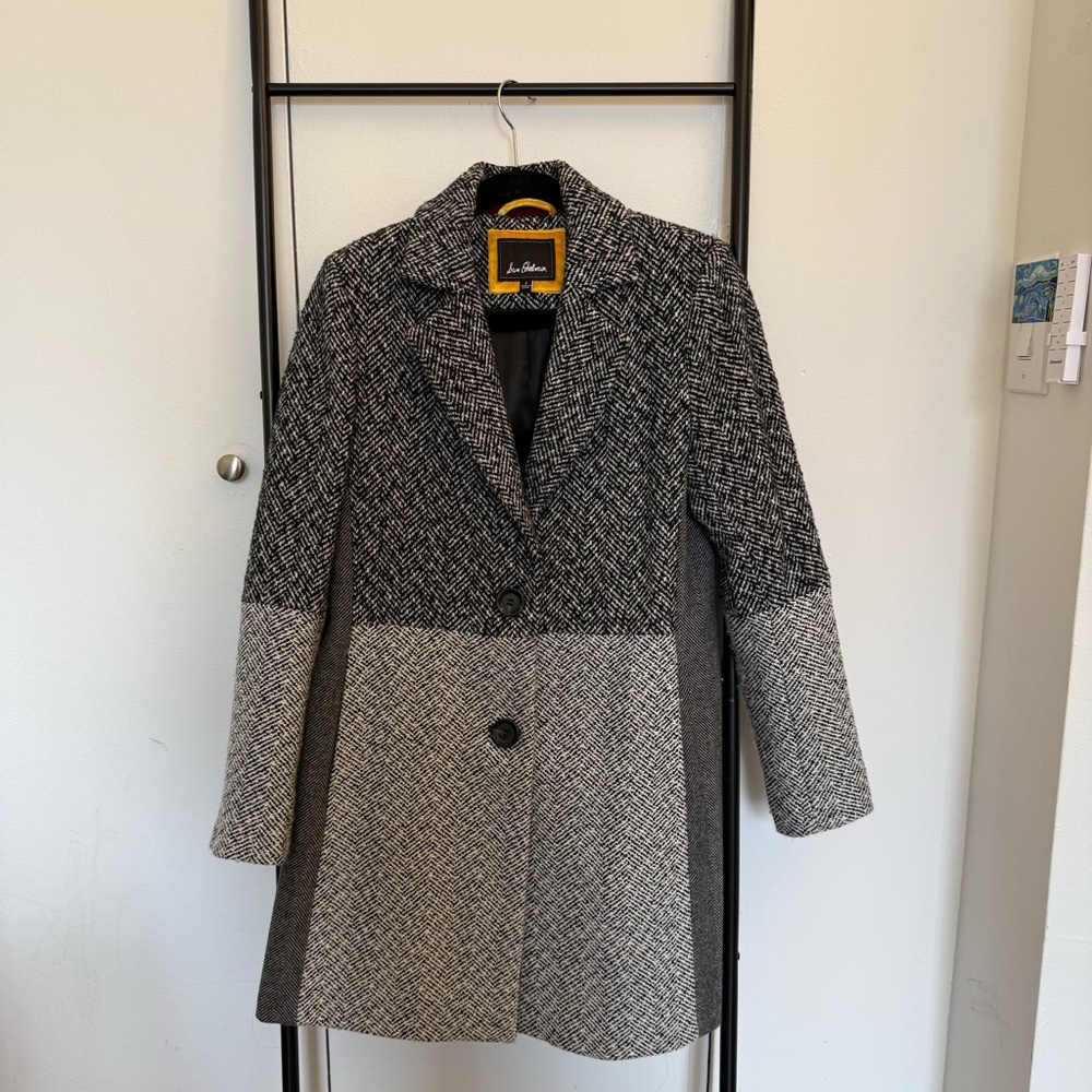 Sam Edelman Black and Gray Women's Blazer Jacket
